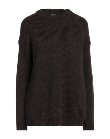 Aragona Woman Sweater Dark Brown Size 8 Alpaca Wool, Wool, Polyamide