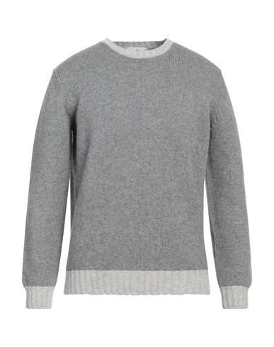 Della Ciana Man Sweater Grey Size 46 Merino Wool, Cashmere