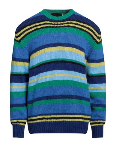 Roberto Collina Man Sweater Green Size 36 Baby Alpaca Wool, Nylon, Wool In Green