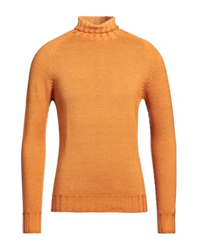 Shop H953 Man Turtleneck Orange Size 42 Merino Wool