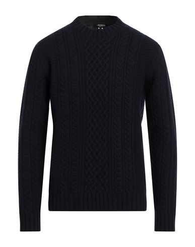 +39 Masq Man Sweater Navy Blue Size 40 Wool