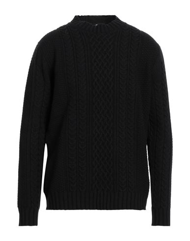 +39 Masq Man Sweater Black Size 44 Wool