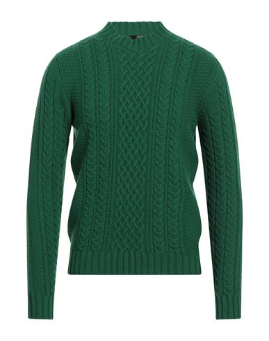 +39 Masq Man Sweater Green Size 38 Wool