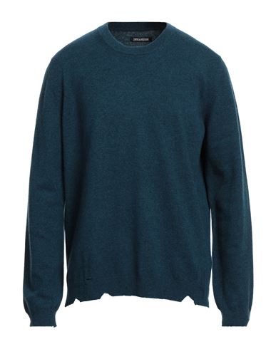 Shop Zadig & Voltaire Man Sweater Deep Jade Size Xl Cashmere In Green