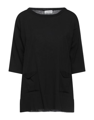 Maria Bellentani Woman Sweater Black Size 12 Viscose, Elastane