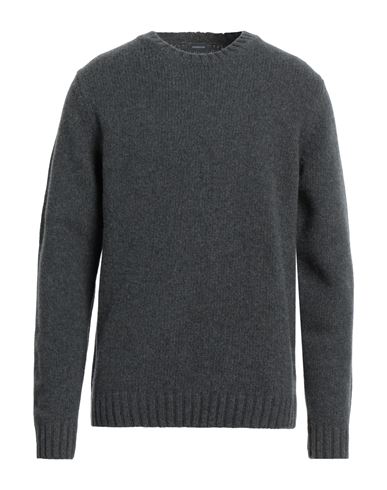 Shop Rossopuro Man Sweater Grey Size 6 Wool, Cashmere
