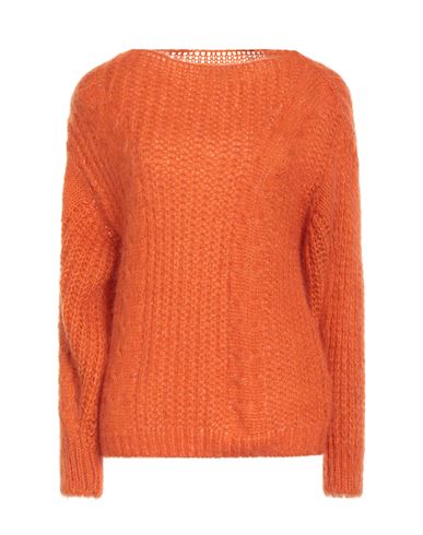 Vanessa Scott Woman Sweater Orange Size Onesize Acrylic, Polyamide, Mohair Wool