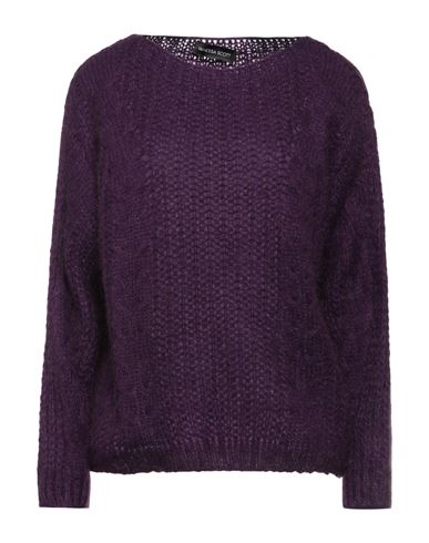 Vanessa Scott Woman Sweater Purple Size Onesize Acrylic, Polyamide, Mohair Wool