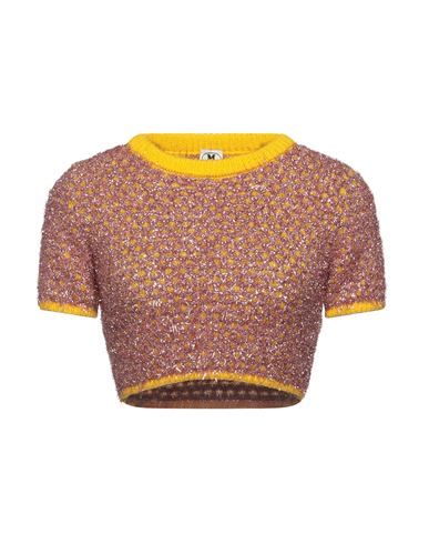 M Missoni Woman Sweater Rose Gold Size 4 Polyamide, Polyester, Wool