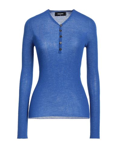 Dsquared2 Woman Sweater Blue Size Xs Virgin Wool