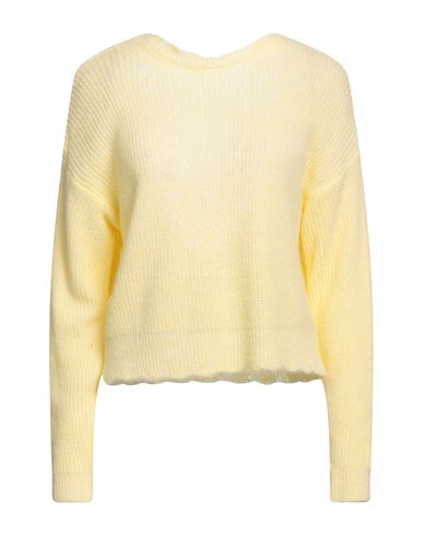 Vanessa Scott Woman Sweater Yellow Size M Acrylic, Polyamide, Wool, Viscose