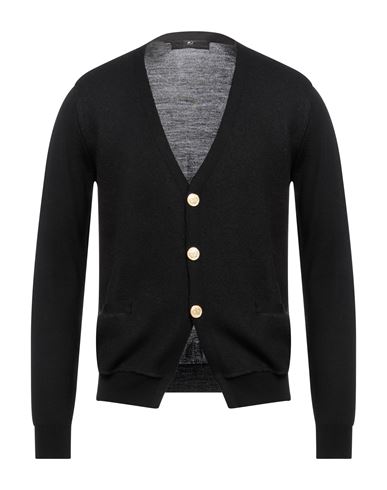 Shop Daniele Alessandrini Man Cardigan Black Size 42 Wool