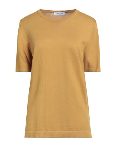 Gran Sasso Woman Sweater Ocher Size 14 Virgin Wool In Yellow