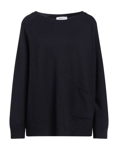 Shop Gran Sasso Woman Sweater Midnight Blue Size 12 Virgin Wool, Viscose, Cashmere