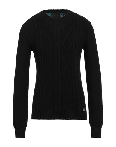Bl.11  Block Eleven Bl.11 Block Eleven Man Sweater Black Size Xxl Acrylic, Wool, Alpaca Wool, Viscose