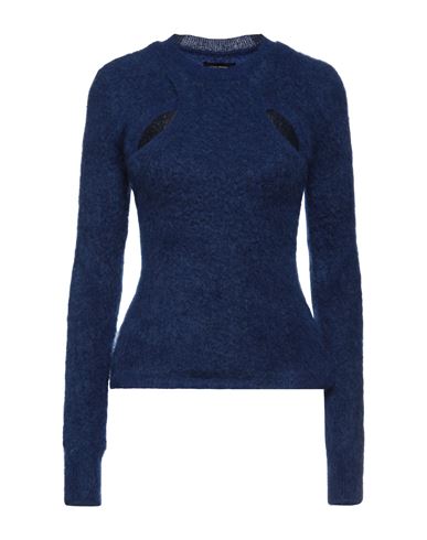 Isabel Marant Woman Sweater Blue Size 8 Mohair Wool, Synthetic Fibers, Recycled Polyamide, Wool, Ela