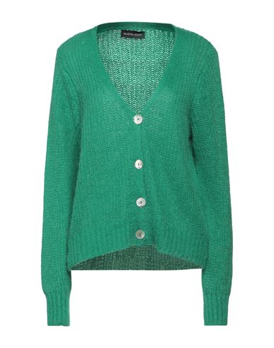 Shop Vanessa Scott Woman Cardigan Green Size Onesize Acrylic, Polyamide, Mohair Wool