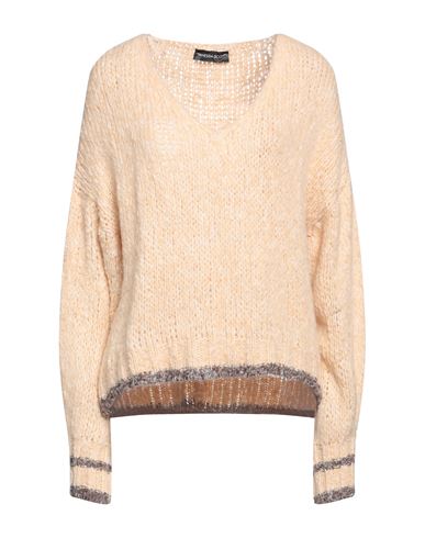 Vanessa Scott Woman Sweater Beige Size S/m Acrylic, Polyamide, Wool, Mohair Wool