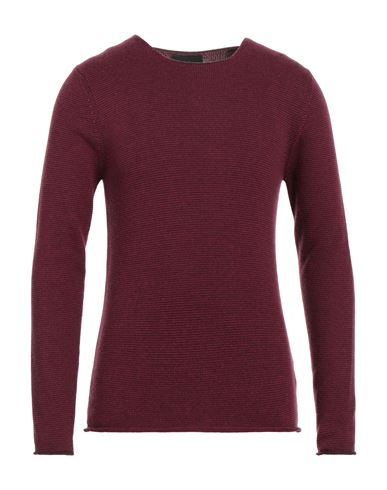 Lucques Man Sweater Garnet Size 38 Merino Wool, Viscose, Polyamide, Cashmere In Red