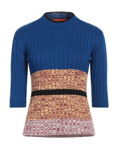 Colville Woman Sweater Blue Size Xl Virgin Wool