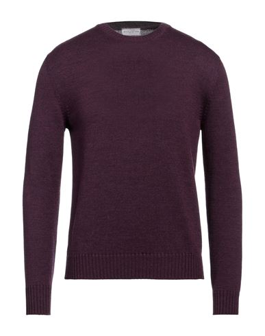 Ballantyne Man Sweater Deep Purple Size 42 Wool