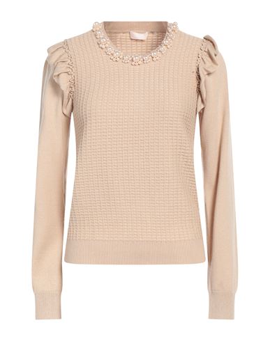 Pullover Damen Beige S Damen