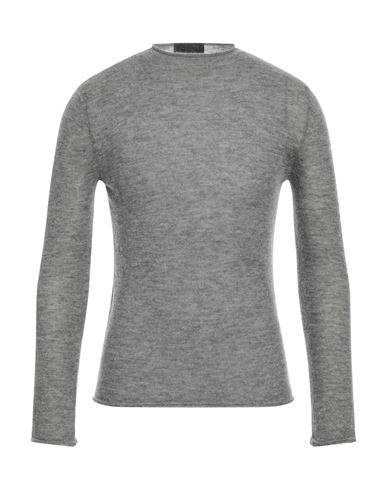 Lucques Man Sweater Grey Size 40 Polyamide, Wool, Alpaca Wool, Mohair Wool