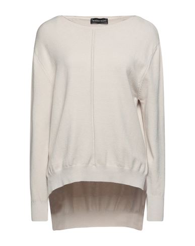 Vanessa Scott Woman Sweater Cream Size Onesize Viscose, Polyester, Polyamide In White