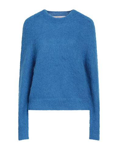 Jucca Woman Sweater Azure Size S Polyamide, Alpaca Wool, Mohair Wool In Blue