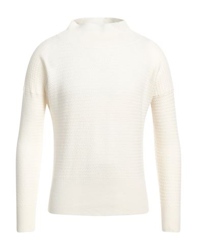 Fabiana Filippi Man Sweater Off White Size 38 Merino Wool, Silk, Cashmere