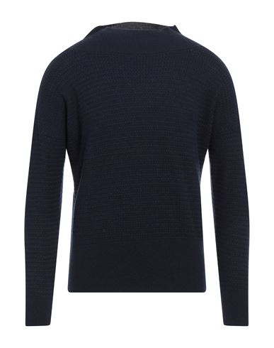 Fabiana Filippi Man Sweater Midnight Blue Size 36 Merino Wool, Silk, Cashmere