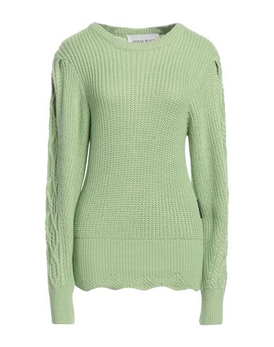 Silvian Heach Woman Sweater Sage Green Size Xxs Acrylic, Nylon