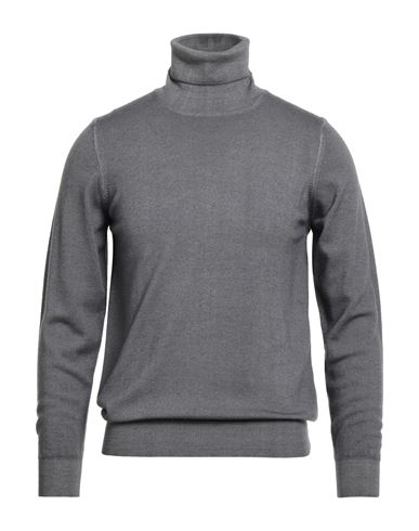 Jeordie's Man Turtleneck Grey Size S Merino Wool In Multi
