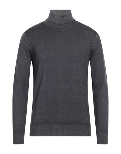 Jeordie's Man Turtleneck Navy Blue Size L Merino Wool In Navy Blue