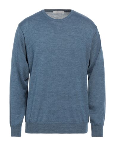 Vneck Man Sweater Pastel Blue Size 46 Wool, Polyacrylic