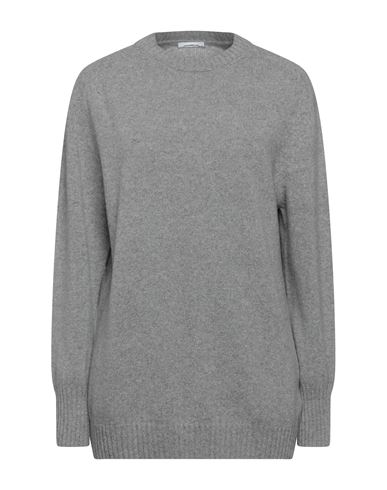 MALO MALO WOMAN SWEATER LIGHT GREY SIZE 8 VIRGIN WOOL, CASHMERE