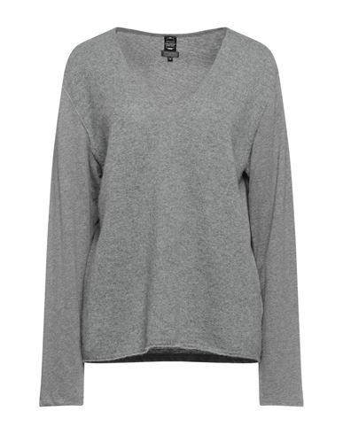 Bonneterie Universel Woman Sweater Grey Size 4 Cashmere, Cotton