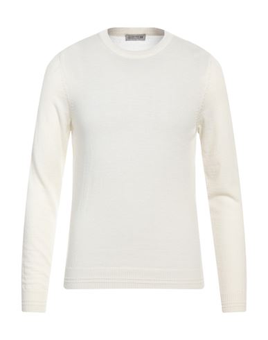 Shop Daniele Alessandrini Homme Man Sweater Ivory Size 44 Acrylic, Wool In White
