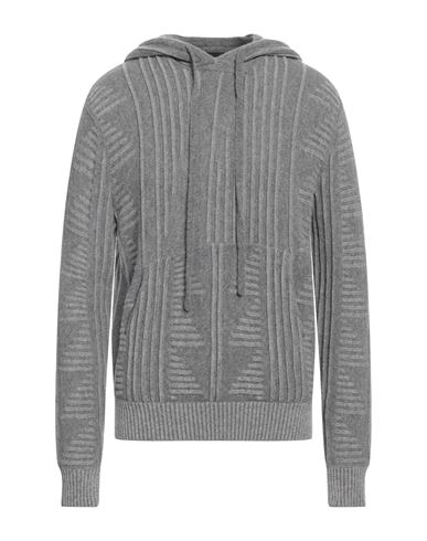 Emporio Armani Man Sweater Grey Size L Virgin Wool, Polyamide
