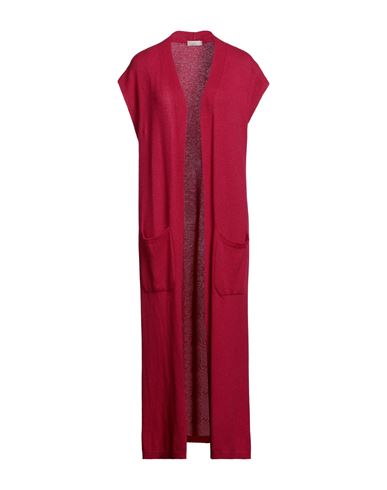 Agnona Woman Cardigan Magenta Size S Cashmere, Silk