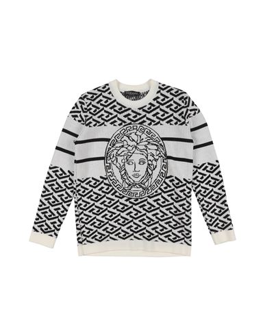 Versace Young Babies'  Toddler Boy Sweater White Size 6 Wool