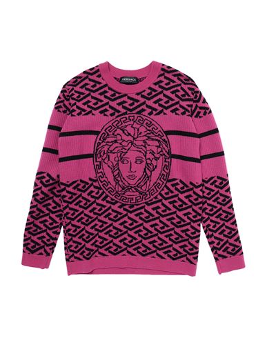 Versace Young Babies'  Toddler Boy Sweater Fuchsia Size 4 Wool In Pink