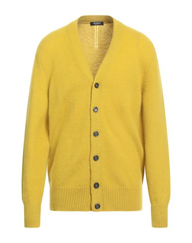 Shop +39 Masq Man Cardigan Lime Green Size 44 Wool
