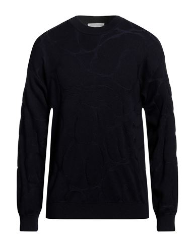 Lucques Man Sweater Midnight Blue Size 38 Wool, Polypropylene