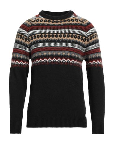 Bl.11  Block Eleven Bl.11 Block Eleven Man Sweater Black Size L Acrylic, Wool, Viscose, Alpaca Wool