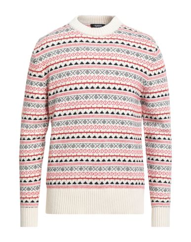 +39 MASQ +39 MASQ MAN SWEATER OFF WHITE SIZE 42 MERINO WOOL, ACRYLIC, POLYAMIDE, MOHAIR WOOL 