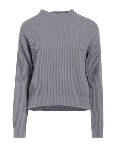 Jucca Woman Sweater Slate Blue Size M Wool, Polyamide, Cashmere In Grey