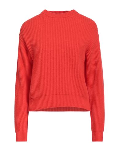 Jucca Woman Sweater Tomato Red Size M Wool, Polyamide, Cashmere
