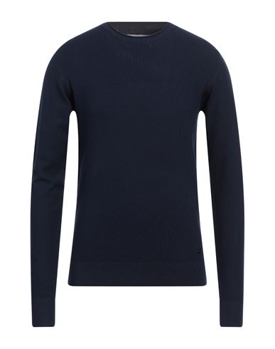 Yes Zee By Essenza Man Sweater Midnight Blue Size 3xl Viscose, Nylon