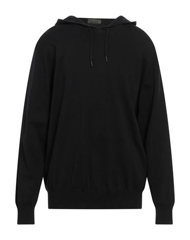 +39 Masq Man Sweater Black Size 3xl Cotton, Wool